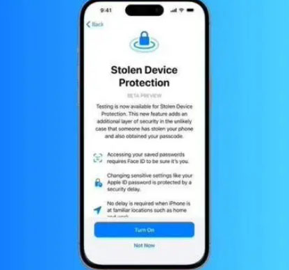 古镇镇苹果授权维修店分享被盗设备保护功能开启方法 